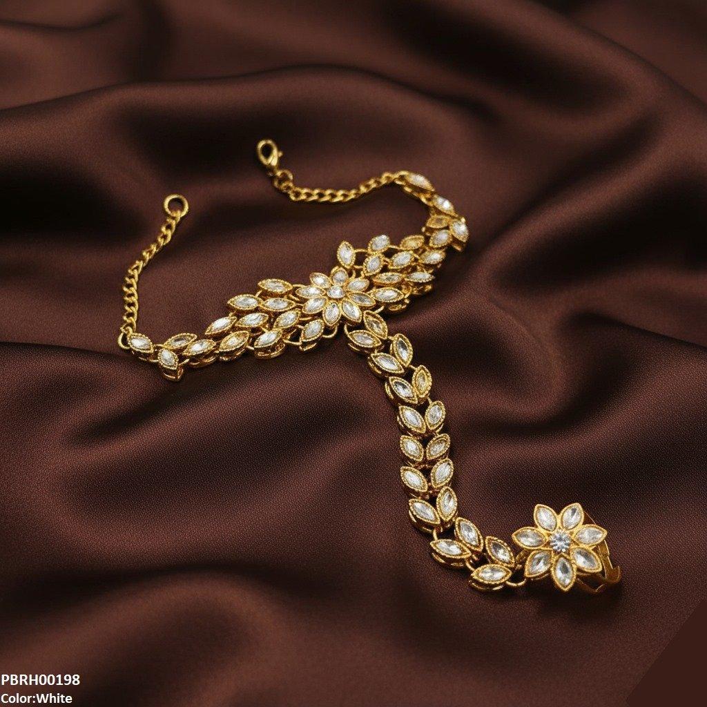 Marquise Flower Angla Bracelet Adjustable