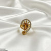 Tear Flower Ring Adjustable
