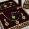 Square Flower Drop Mala Set