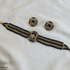 Square/Leaf Choker Set