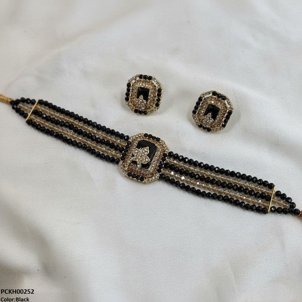 Square/Leaf Choker Set