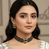 Square/Leaf Choker Set
