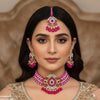 Tear Pearl Drop Choker Set