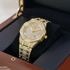 Round Stone Dial Women's Watch
