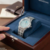 Round Stone Dial Women's Watch