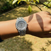 Round Stone Dial Women's Watch