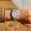 Round Stone Dial Women's Watch