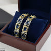 Rectangle Stone Bangle Set