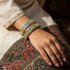 Rectangle Stone Bangle Set