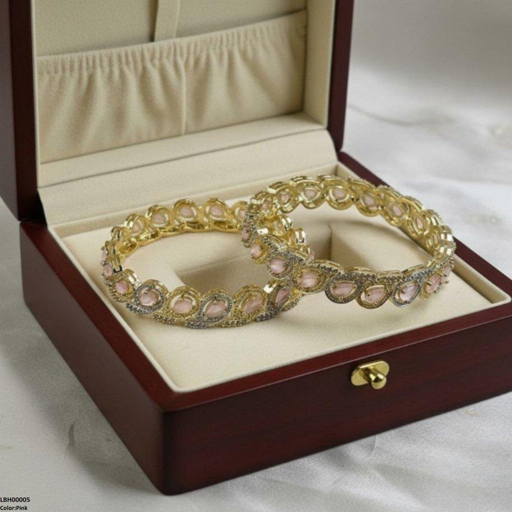 Tear Stone Bangle Set