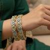 Tear Stone Bangle Set