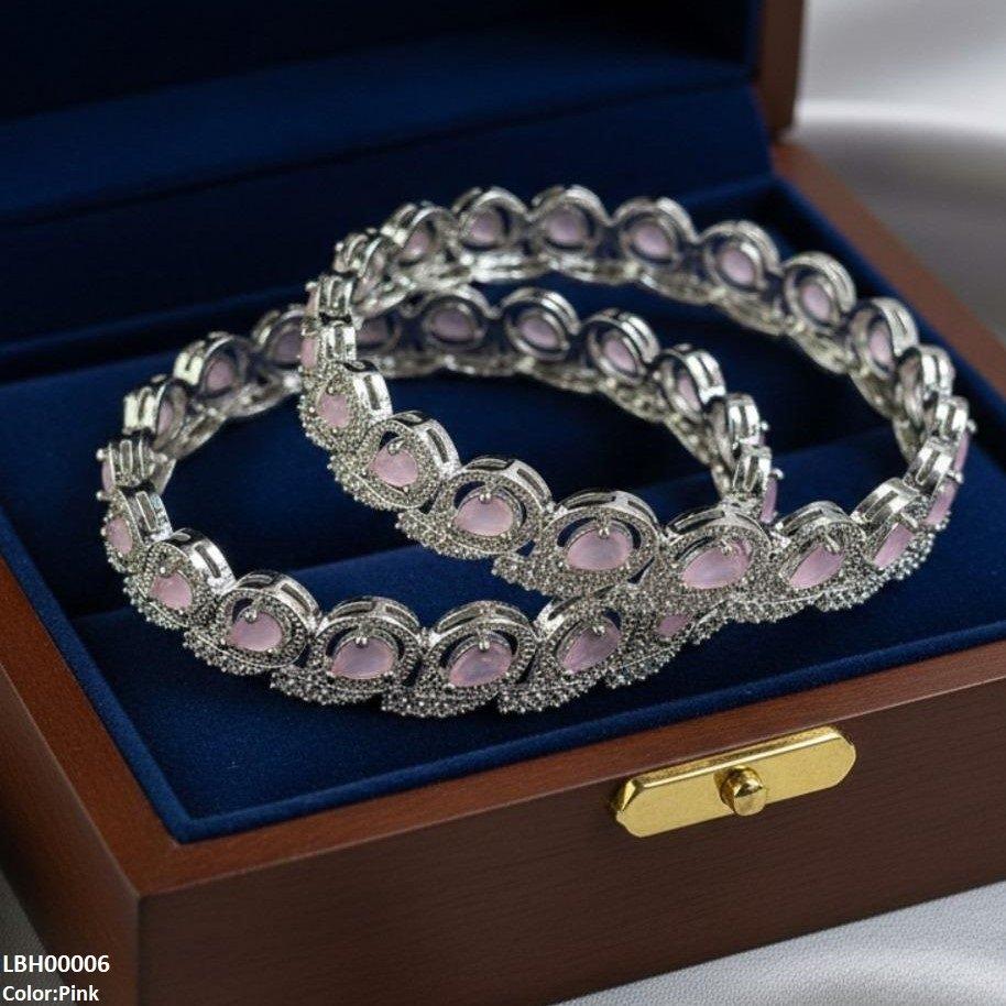 Tear Stone Bangle Set