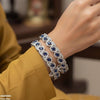 Tear Stone Bangle Set