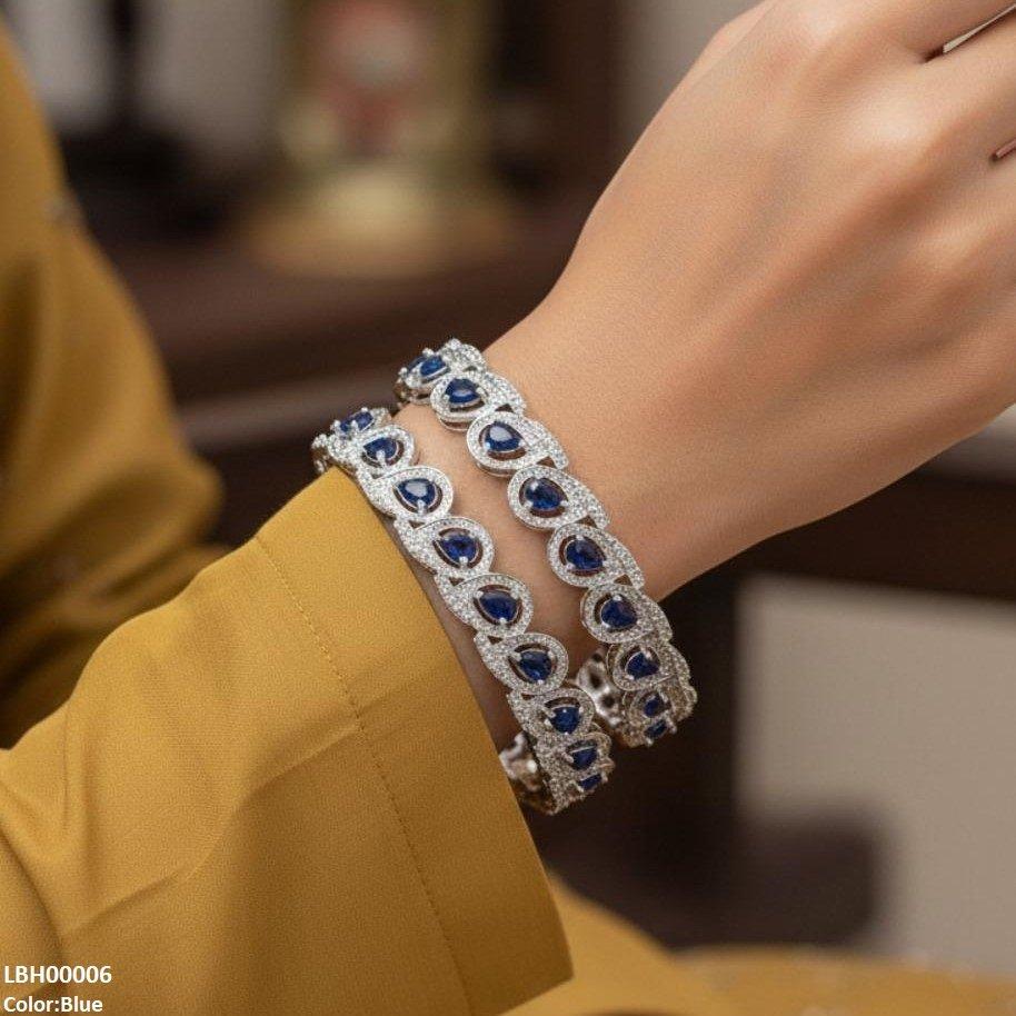 Tear Stone Bangle Set