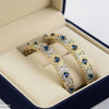 Round Stone Bangle Set