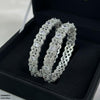 Oval Stone Bangle Set