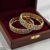 Round Stone Bangle Set