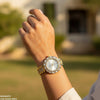 Round Marquise Stone Bezel Women's Watch