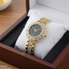 Round Marquise Stone Bezel Women's Watch