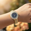Round Marquise Stone Bezel Women's Watch
