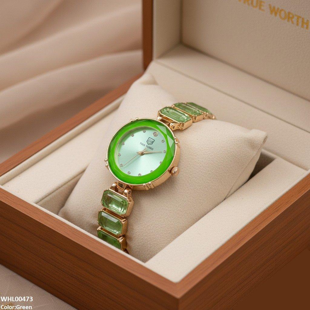 Round Stones Women's Watch