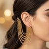 Round Pearl Earring Saharay