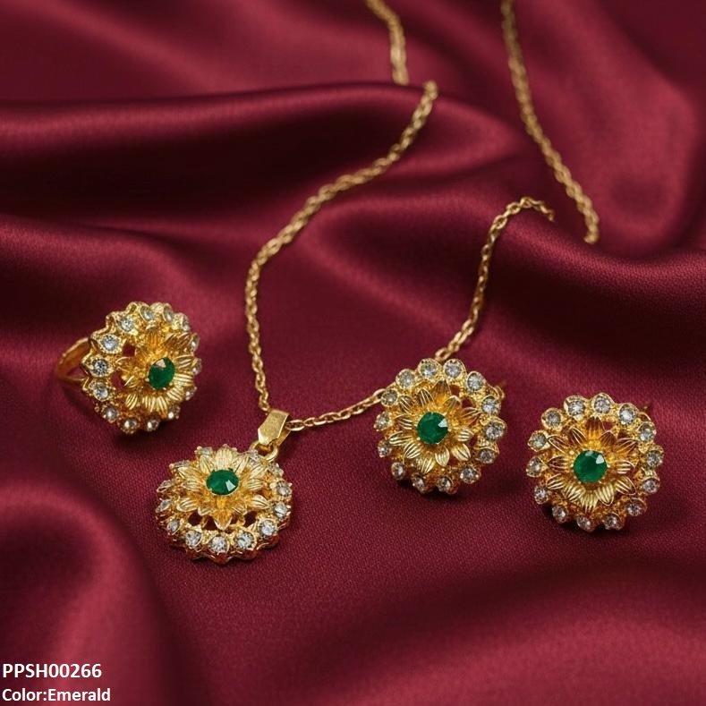 Flower Pendant Set