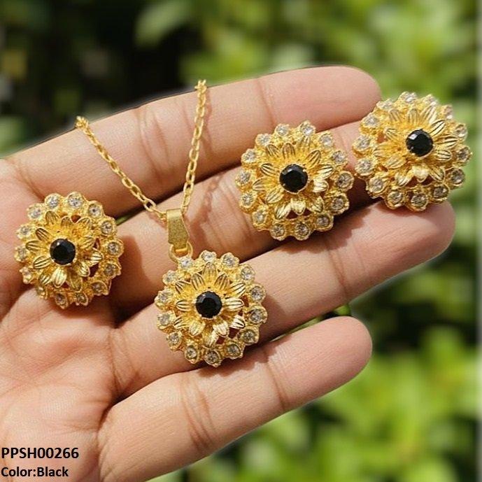 Flower Pendant Set