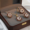 Round Flower Pendant Set