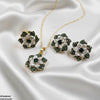 Round Flower Pendant Set