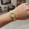 Round Heart Dial Bracelet Women's Watch