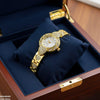 Round Deer Dial Heart Bracelet Women's Watch