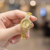 Round Deer Dial Heart Bracelet Women's Watch