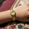 Round Heart Flower Dial Women's Watch