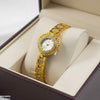 Round Heart Flower Dial Women's Watch