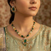 Rectangle Flower Drop Mala Set