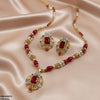 Rectangle Flower Drop Mala Set