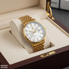 Round Stone Dial Men's Watch