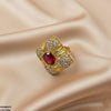 Round Stone Ring Adjustable
