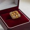 Round Stone Ring Adjustable