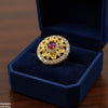 Round Flower Ring Adjustable