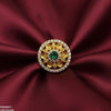 Round Flower Ring Adjustable