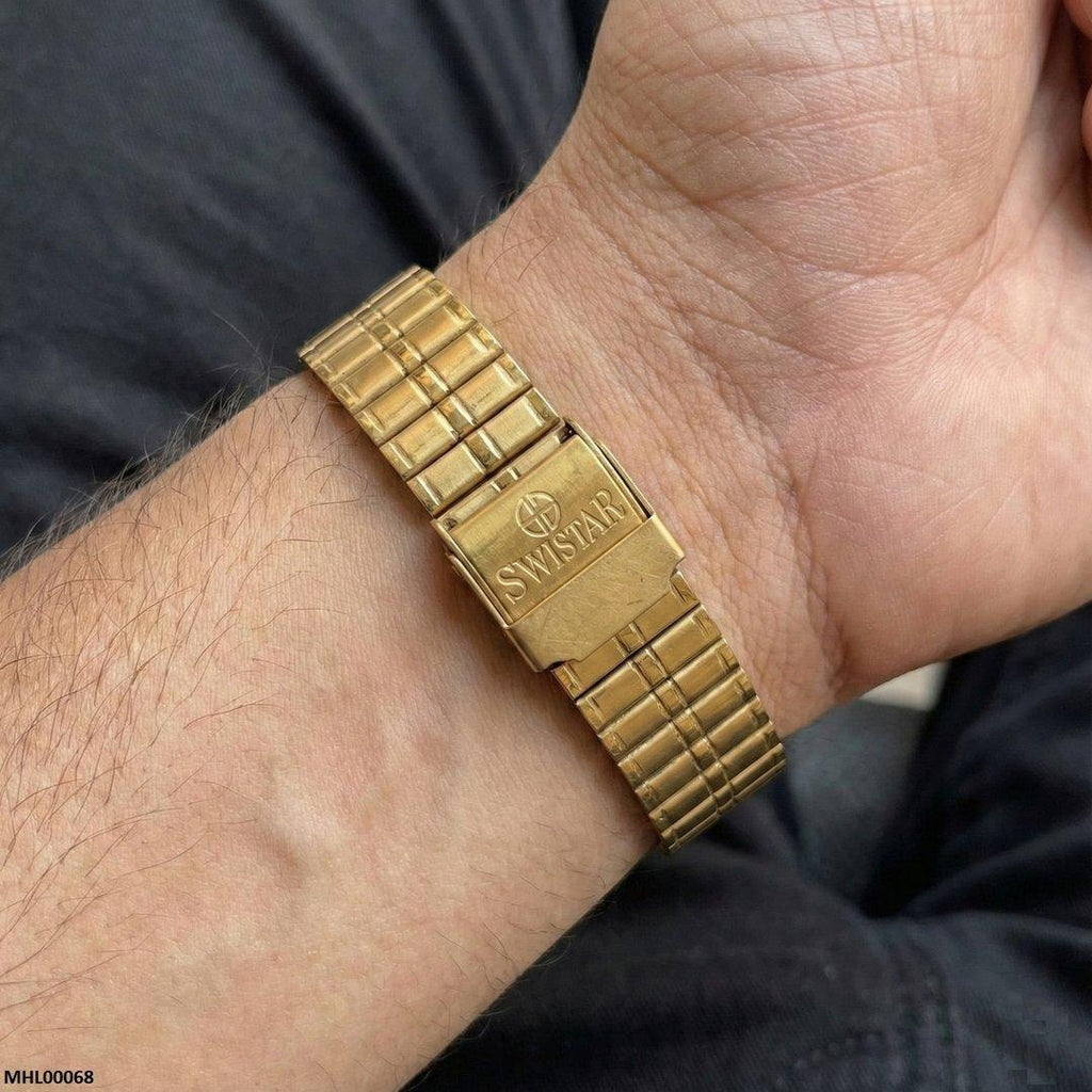 Rectangle Dial Men's Watch