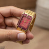 Rectangle Dial Men's Watch