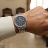 Round Black Dial Men's Watch