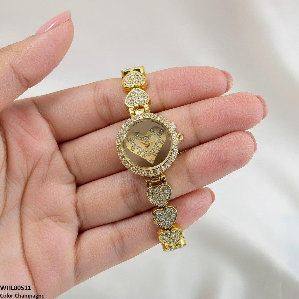 Round Heart Women's Watch