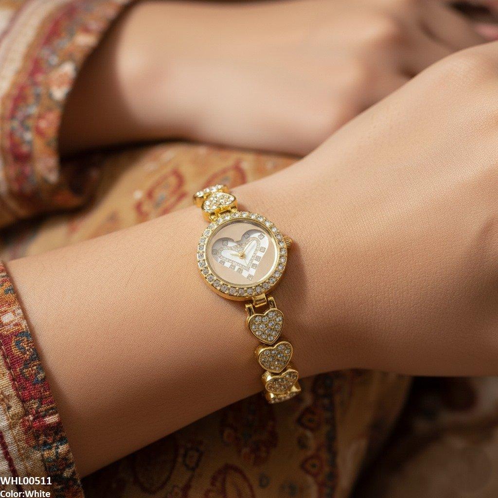 Round Heart Women's Watch