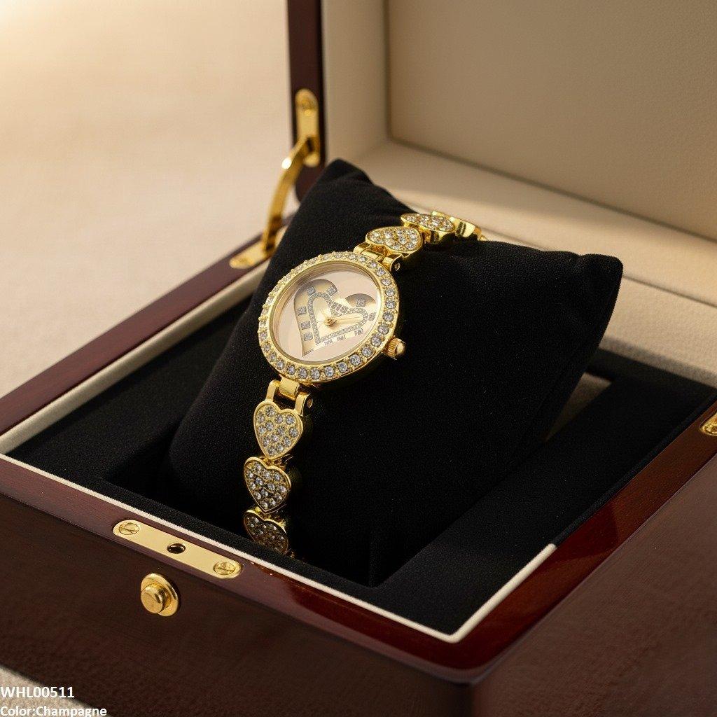 Round Heart Women's Watch