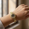 Round Heart/Flower Dial Women's Watch
