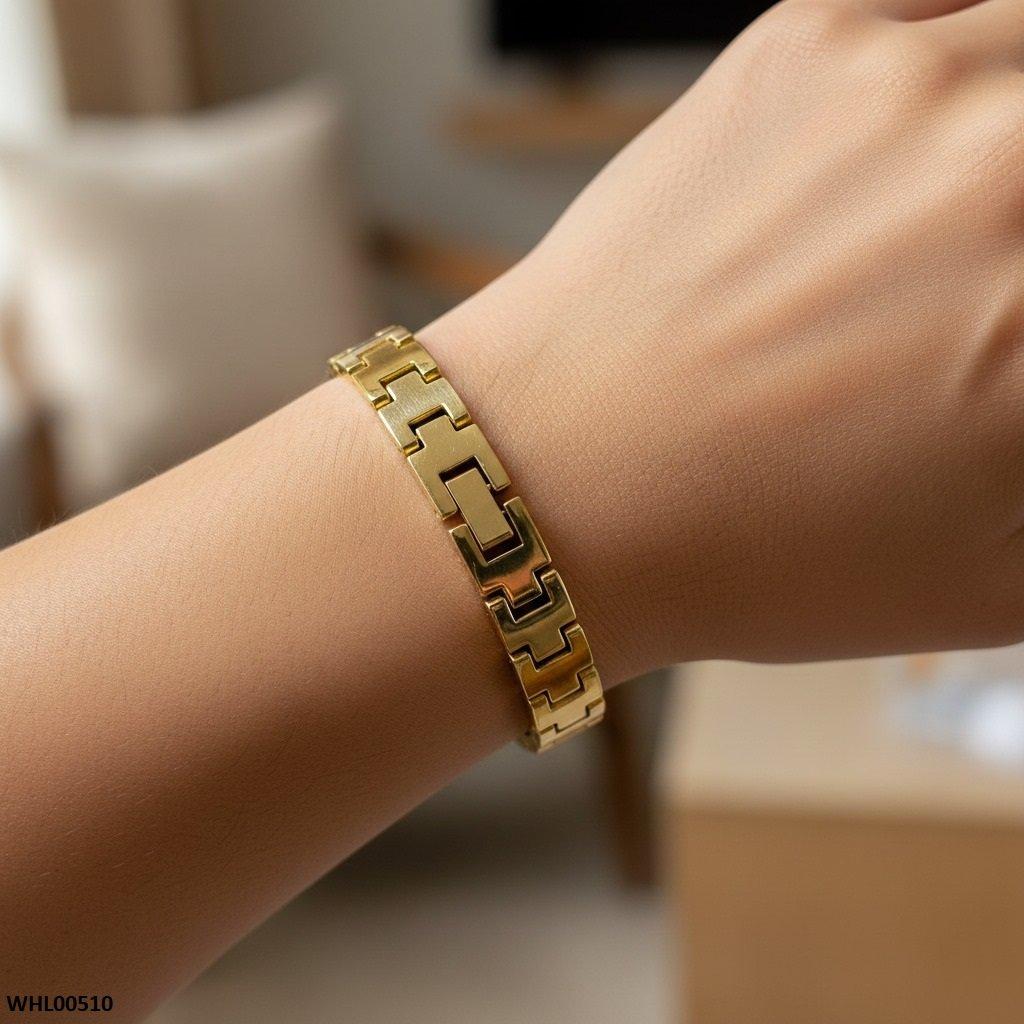 Round Heart Bracelet Women's Watch